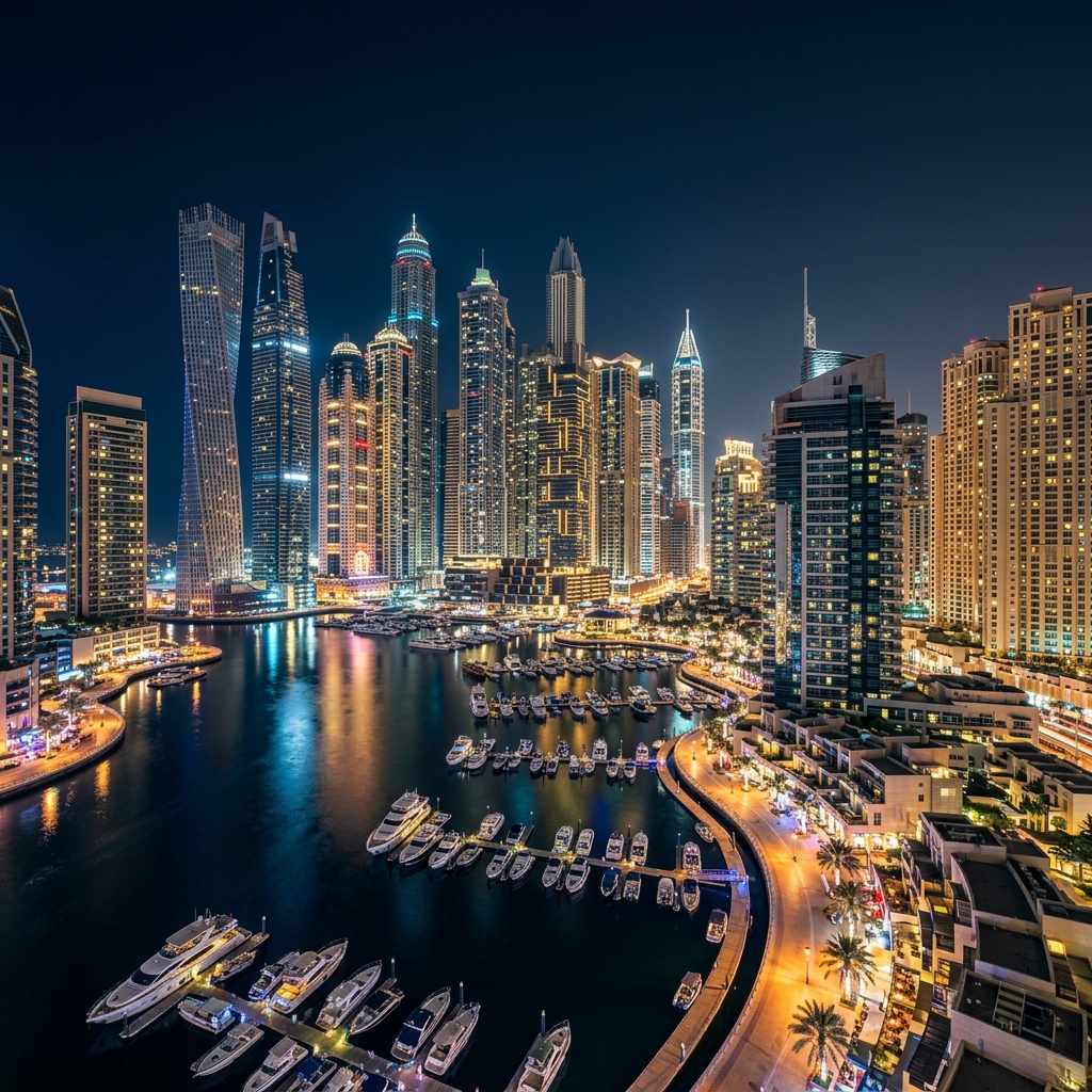 Dubai Skyline - Jordan Israel Egypt with Dubai Tour